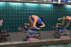 Swimming & Diving vs RWU  Swimming & Diving vs Roger Williams University. - Photo by Keith Nordstrom : Wheaton, Swimming